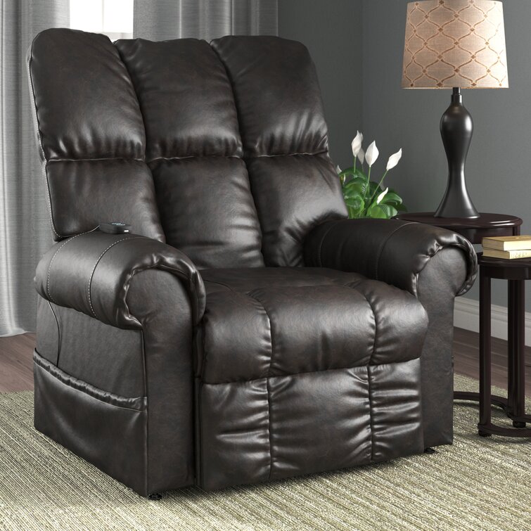 Best faux leather online recliner